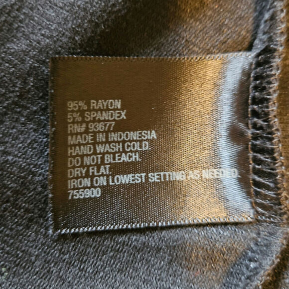 Worthington Cut Out Tank Top Black White Sleeveless Women’s Size Medium NWT - Picture 7 of 9